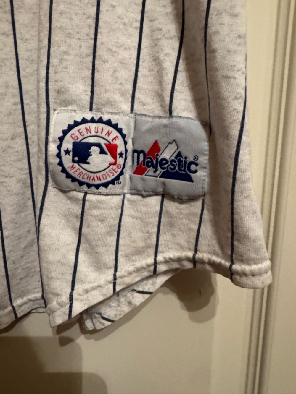Vintage Boston Red Sox Majestic US Made Pinstripe Baseball Jersey Size X-Large - Picture 2 of 4